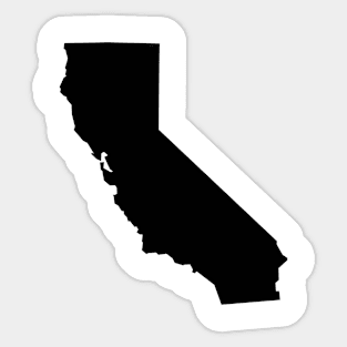 California map in black Sticker